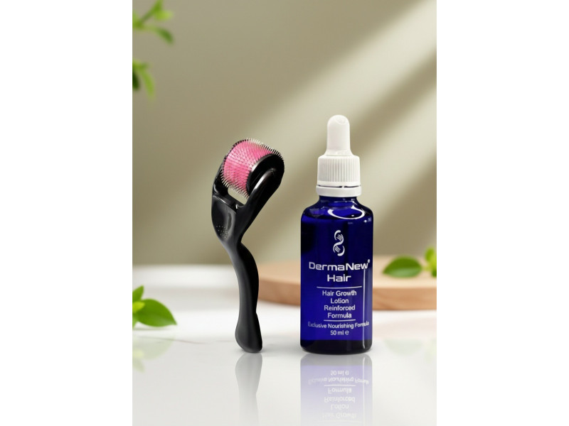 Dermanew Hair 1'li Saç Bakım Serumu + Roller