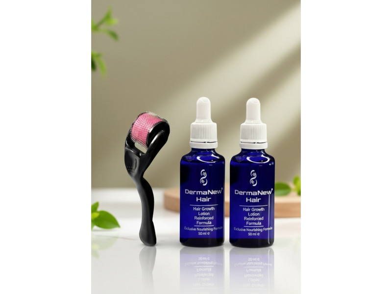 Dermanew 2'li Saç Serumu + 1 Roller 